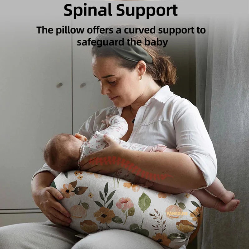 Almohada de Lactancia Científica PANGDUBE: Confort y Seguridad Anti-Reflujo para tu Bebé