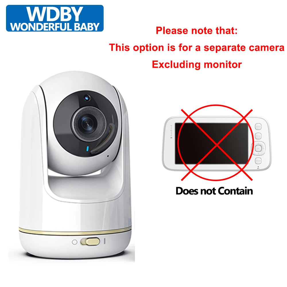 Intercomunicador para bebés de 5 pulgadas 3x Zoom