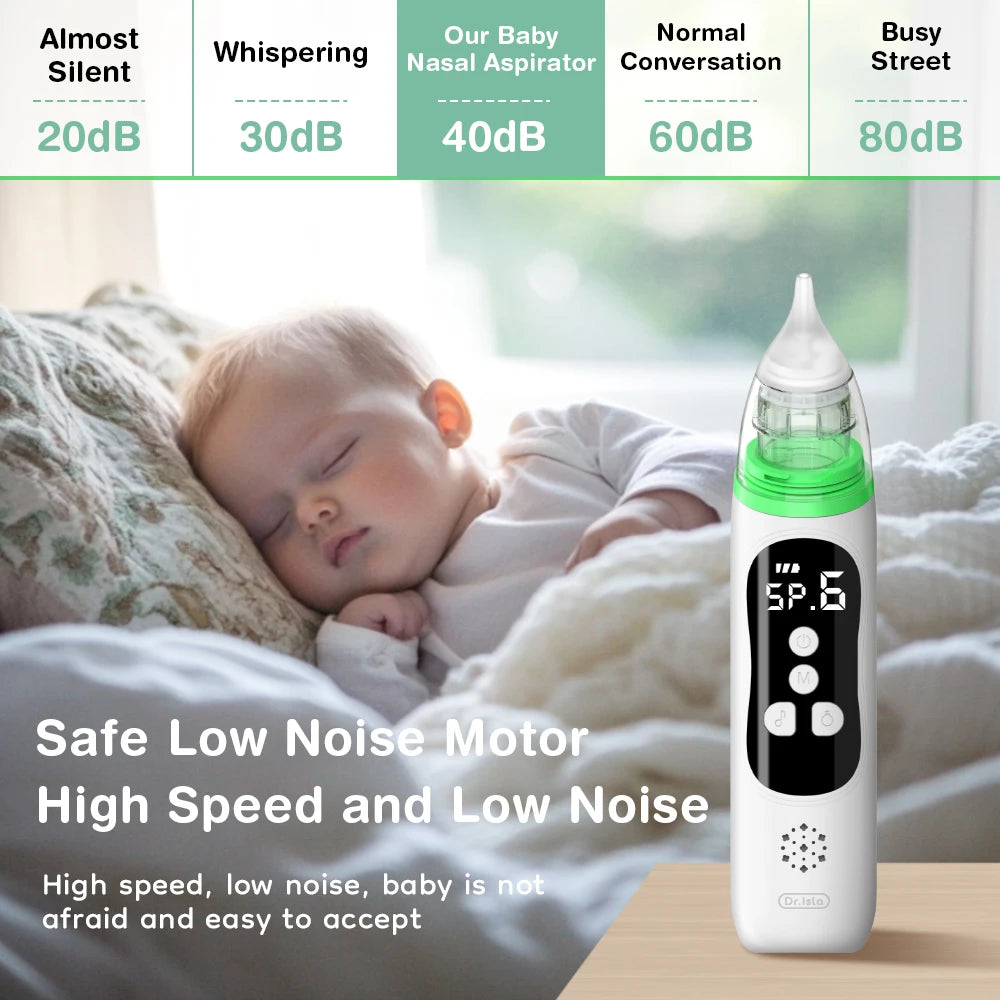 Aspirador nasal eléctrico para bebés