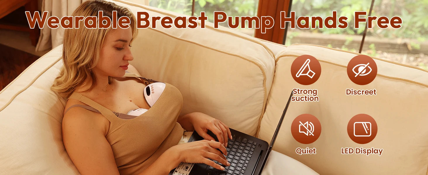 Extractor de Leche Portátil NCVI 8131: Libertad, Confort y Tecnología para Mamás Modernas