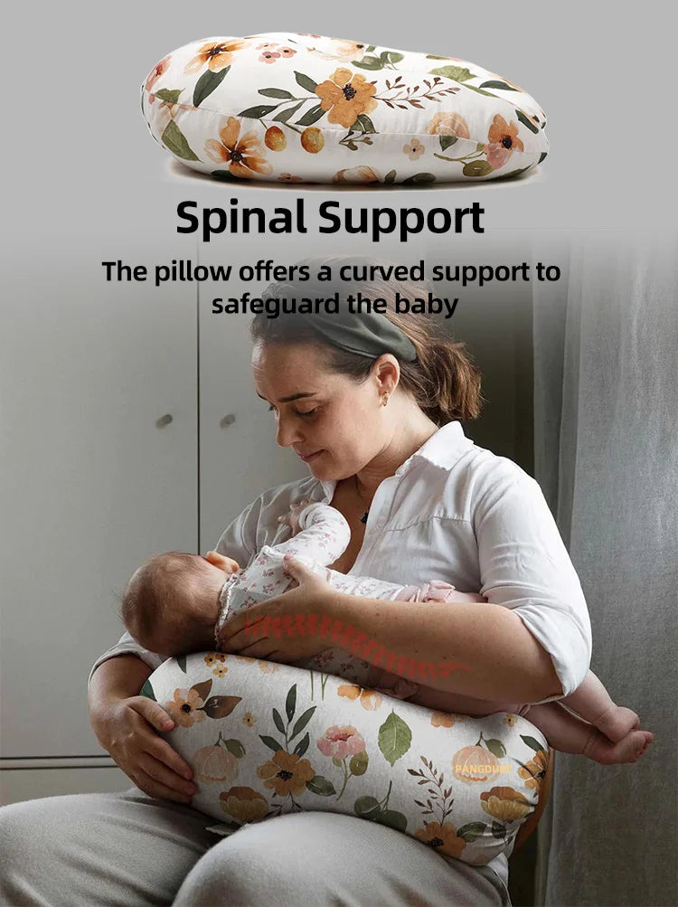 Almohada de Lactancia Científica PANGDUBE: Confort y Seguridad Anti-Reflujo para tu Bebé