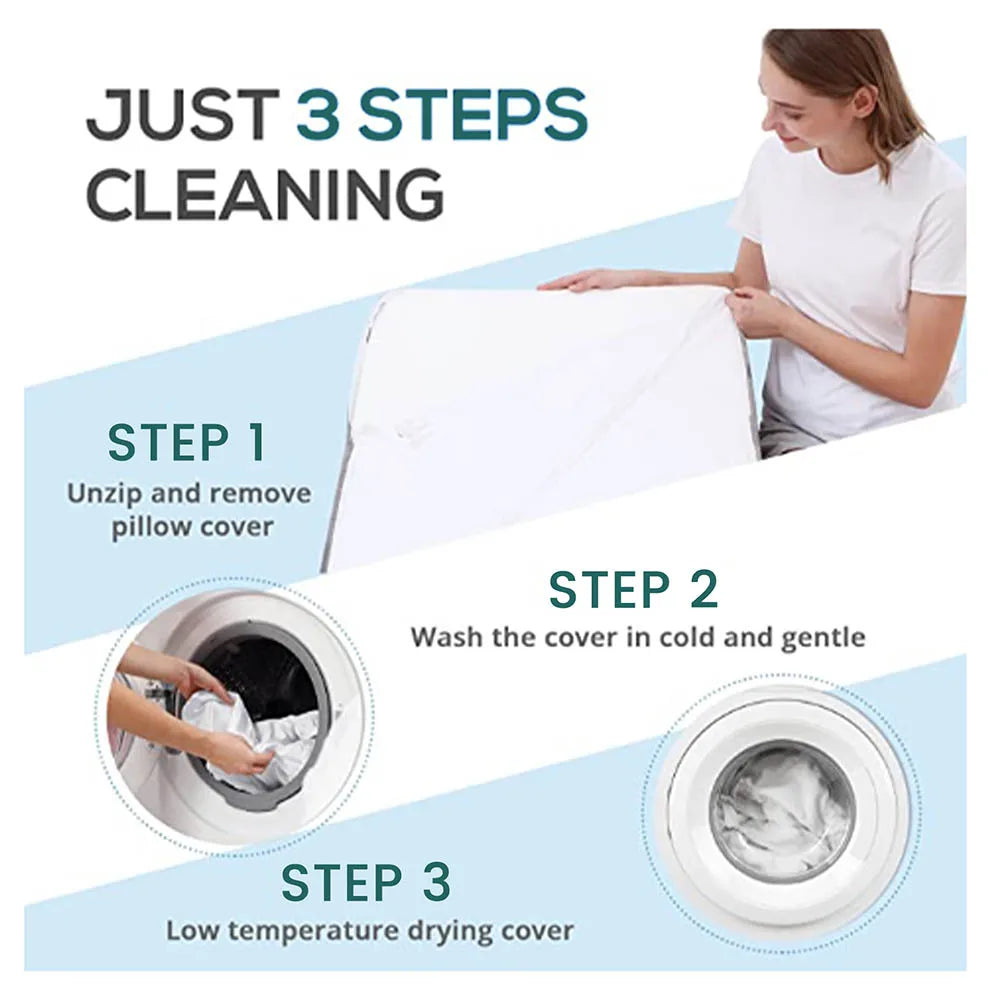 Almohada de Cuña Ortopédica Premium: Alivio para Reflujo, Ronquidos y Dolor de Espalda