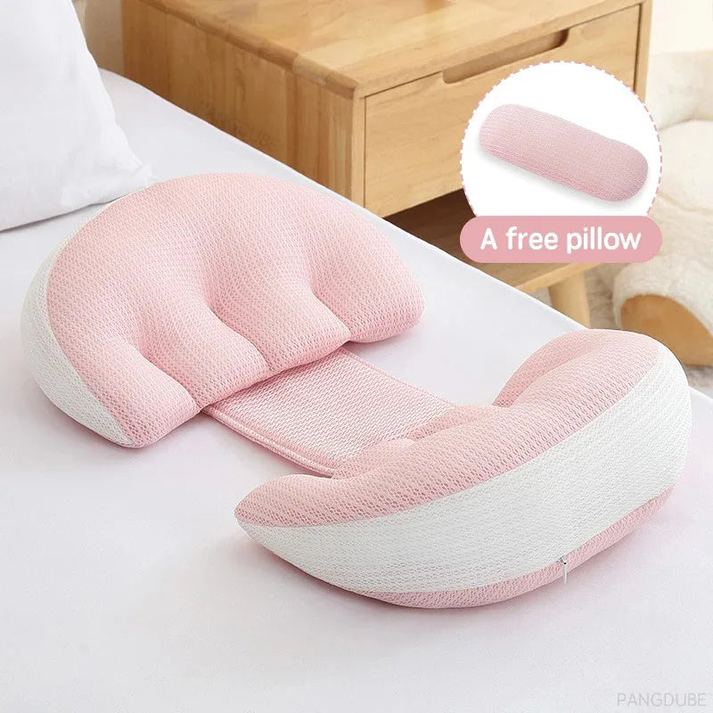 Almohada de Embarazo Ajustable: Soporte Lumbar y Descanso Profundo para Mamás