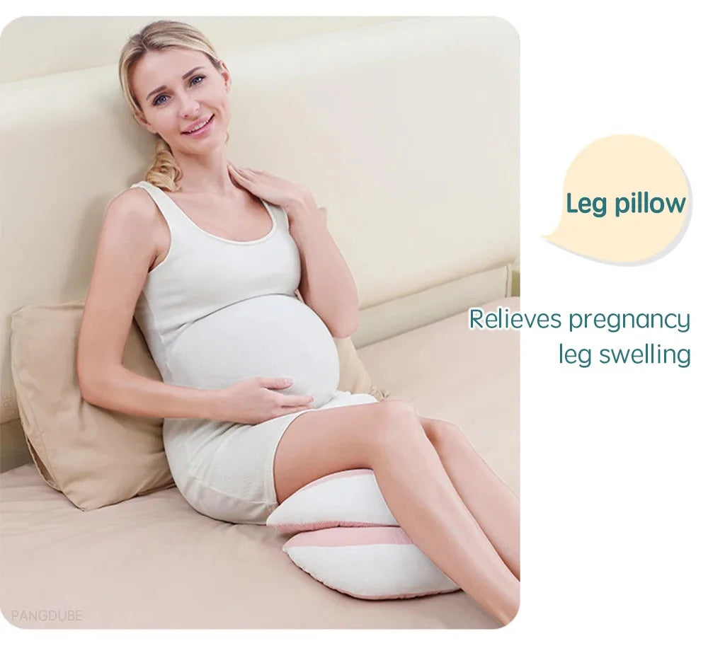 Almohada de Embarazo Ajustable: Soporte Lumbar y Descanso Profundo para Mamás